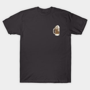 Root Beer Float Cartoon Design T-Shirt